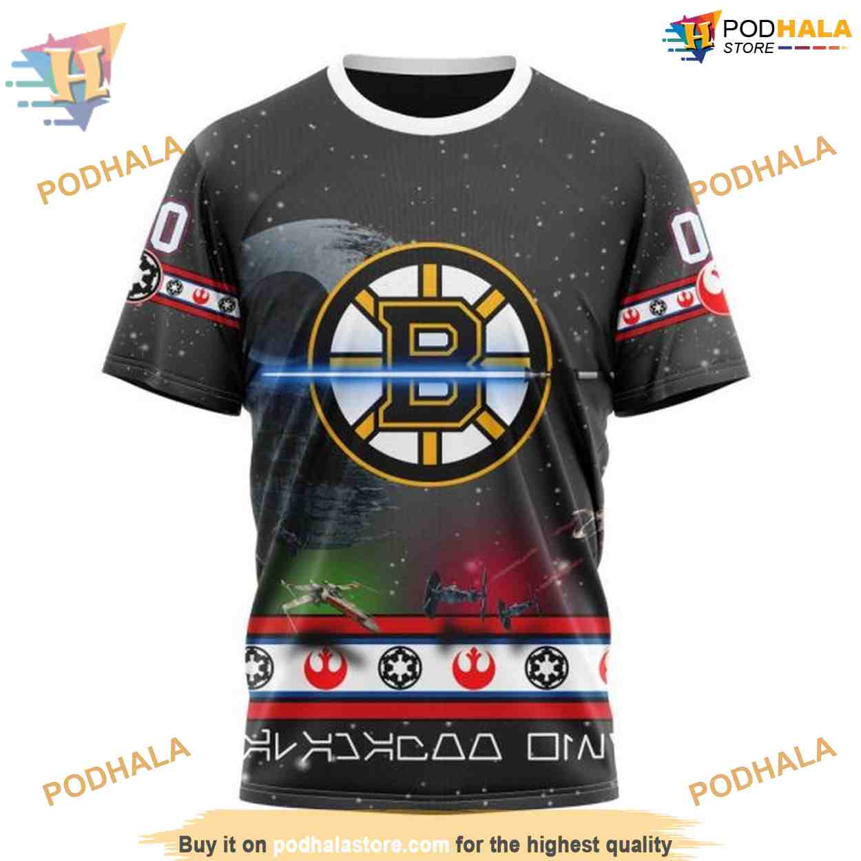 Star Wars Design Special Personalized NHL Boston Bruins Hoodie 3D, Sci-Fi Themed Merch Star Wars Design Special Personalized NHL Boston Bruins Hoodie 3D, Sci-Fi Themed Merch