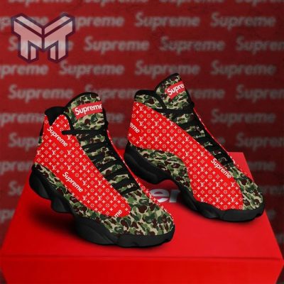 Supreme Camo Air Jordan 13 Sneakers Shoes Hot 2023 Gifts For Men Women