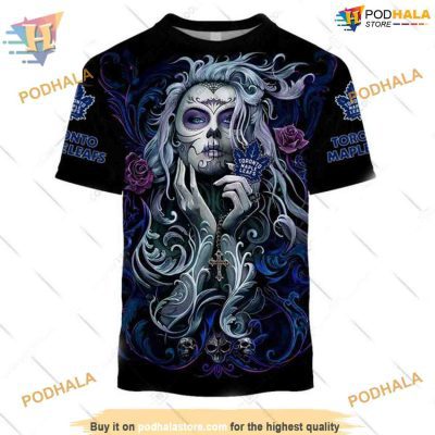 Tattoo Girl Artwork 2023 Unisex NHL Toronto Maple Leafs Hoodie 3D