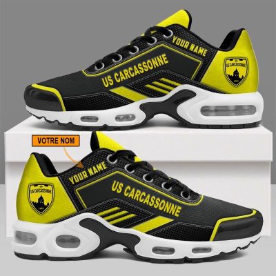 US Carcassonnaise - Chaussures Air Max Plus Nouveau style avec nom personnalis?