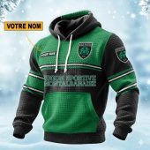US Montauban Personalized waffle knit hoodie