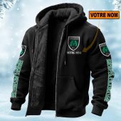 US Montauban Perseonalized Fleece Zip Hoodie Fleece Hoodie AOP Print