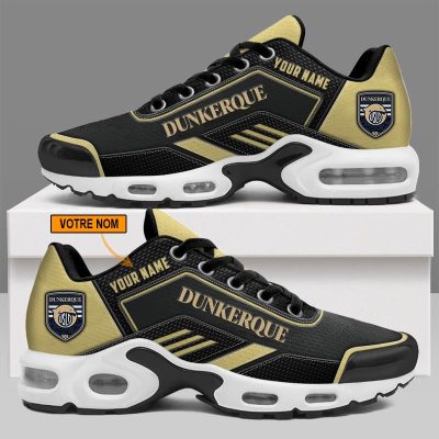 USL Dunkerque - Chaussures Air Max Plus Nouveau style avec nom personnalis?