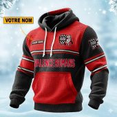 Valence Romans Personalized waffle knit hoodie