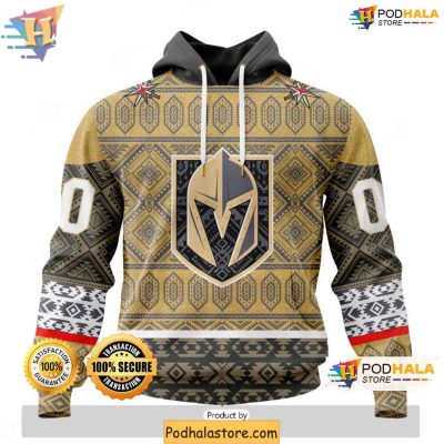 Vegas Golden Knights 3D Hoodie Custom Native Pattern NHL Team Apparel
