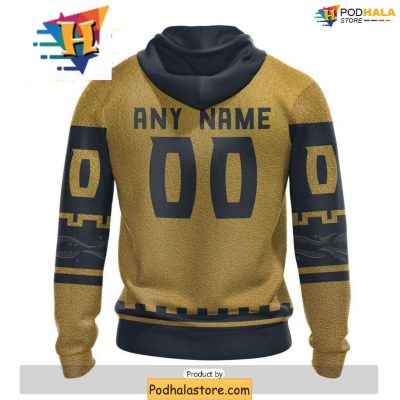 Vegas Golden Knights 3D Hoodie Customizable NHL Fan Gear