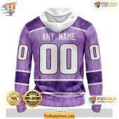 Vegas Golden Knights 3d Hoodie Lavender Cancer Awareness Nhl Fan Apparel 2.jpg - demo10