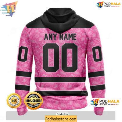 Vegas Golden Knights 3D Hoodie Supporting Breast Cancer Awareness Month