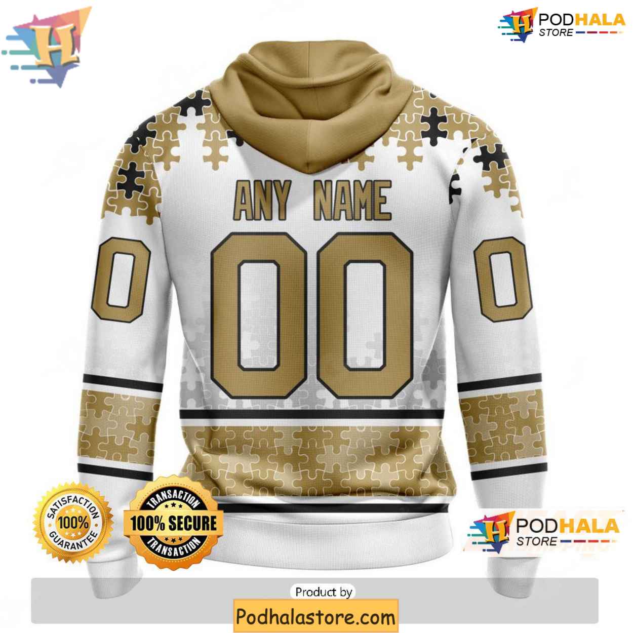 Vegas Golden Knights Autism Awareness 3D Hoodie, NHL Supporter Apparel Vegas Golden Knights Autism Awareness 3D Hoodie, NHL Supporter Apparel