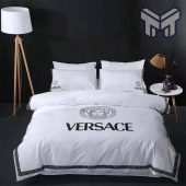 Versace White Luxury Brand Bedding Set Bedspread Duvet Cover Set Home Decor