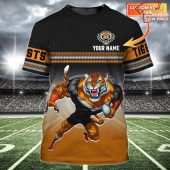 Wests Tigers Nrl Personalized Name 3d T Shirt - demo10
