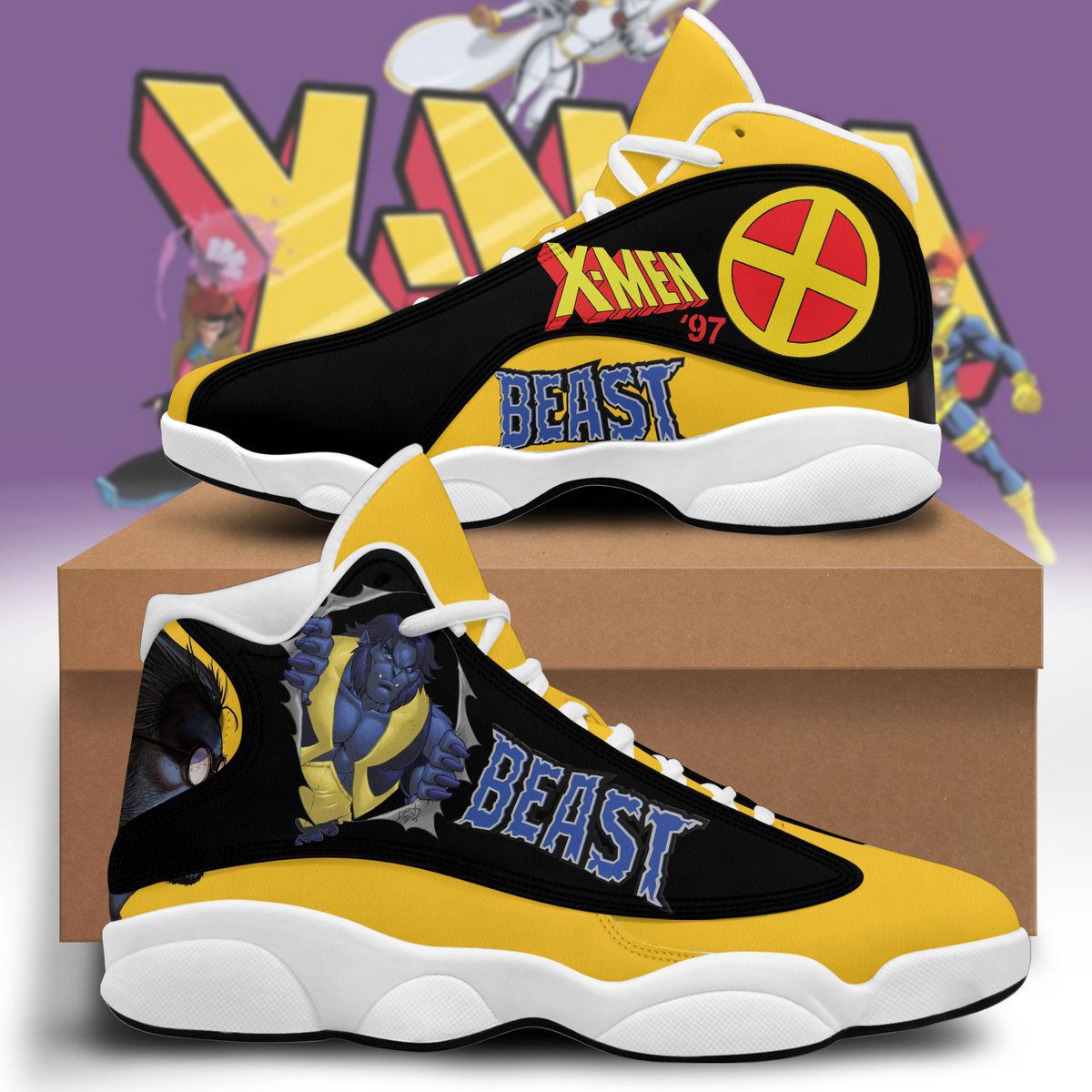 X-Men AJ13 Sneakers Air Jordan 13 Shoes Type08 X-Men AJ13 Sneakers Air Jordan 13 Shoes Type08