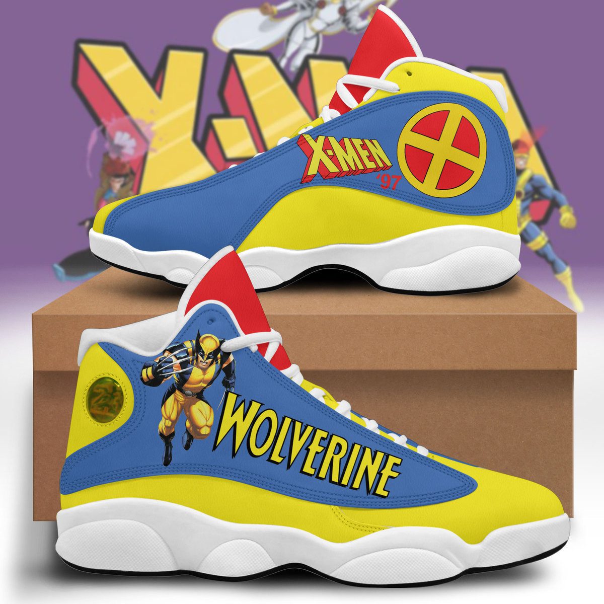X-Men AJ13 Sneakers Air Jordan 13 Shoes Type10 X-Men AJ13 Sneakers Air Jordan 13 Shoes Type10