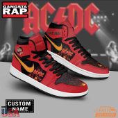 Acdc Music Fans Airr Jordan 1 High Top Sneakers Shoes Red Black4826.jpg - demo10
