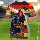 Adelaide Crows | Crows Personalized Name 3D Tshirt Tad 01