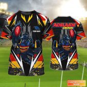 Adelaide Crows | Crows Personalized Name 3D Tshirt Tad 03