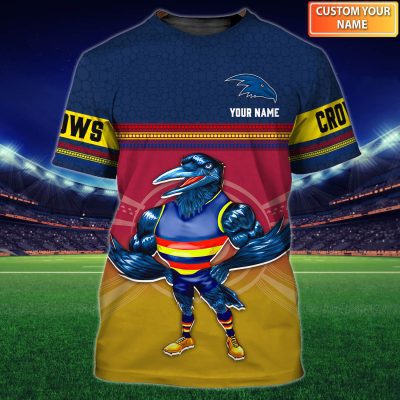 Adelaide Crows | The Crows Adelaide Personalized Name 3D Tshirt