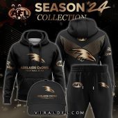 Afl Adelaide Crows Gold Premier 2024 Hoodie, Jogger, Cap Ah! It Is Marvellous - demo10