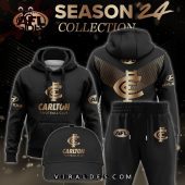 Afl Carlton Blues Gold Premier 2024 Hoodie, Jogger, Cap Studious Look - demo10