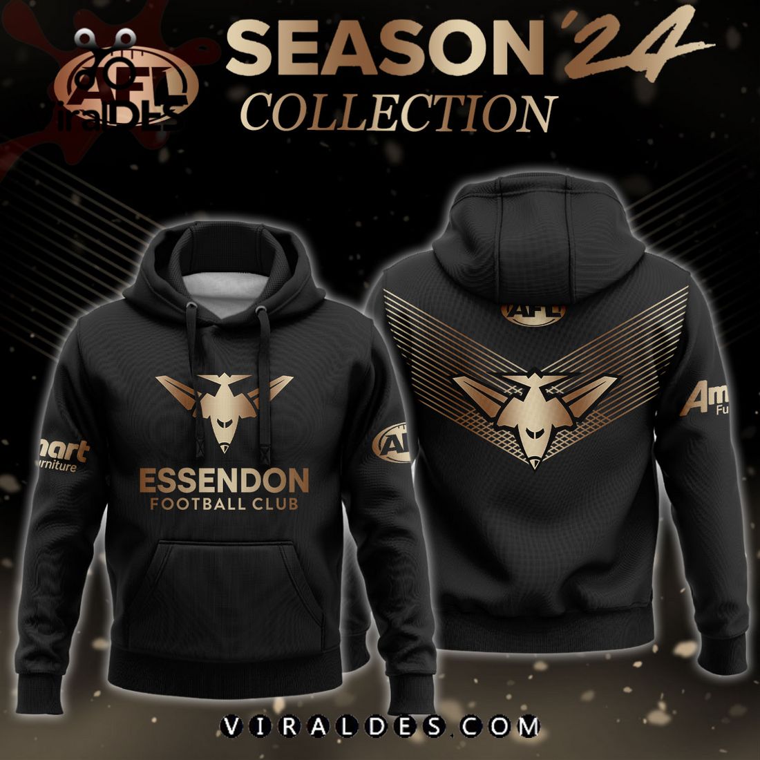 AFL Essendon Bombers Gold Premier 2024 Hoodie, Jogger, Cap AFL Essendon Bombers Gold Premier 2024 Hoodie, Jogger, Cap