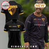 Afl Hawthorn Football Club Black Polo Shirt Impressive Picture. - demo10