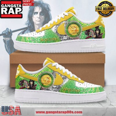 Alice Cooper Band Limited Edition Air Force 1 Running Sneakers Shoes