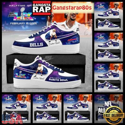 All NFL Team x Bad Bunny Here For The Benito Bowl 2026 Air Force 1 Sneakers Shoes