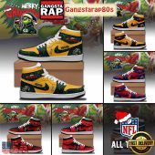 All NFL Team x Merry Grinchmas 2025 Air Jordan 1 Sneakers Shoes