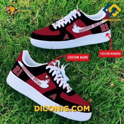 Arizona Diamondbacks Custom Shoes MLB Air Force 1 DICONIG FASHION