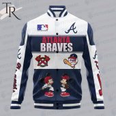 Atlanta Braves City And Logo Pattern Print Varsity Jacket Cutting Dash - demo10