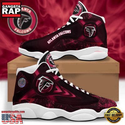 NFL Atlanta Falcons New Design Air Jordan 13 Running Sneakers Shoes For Fans