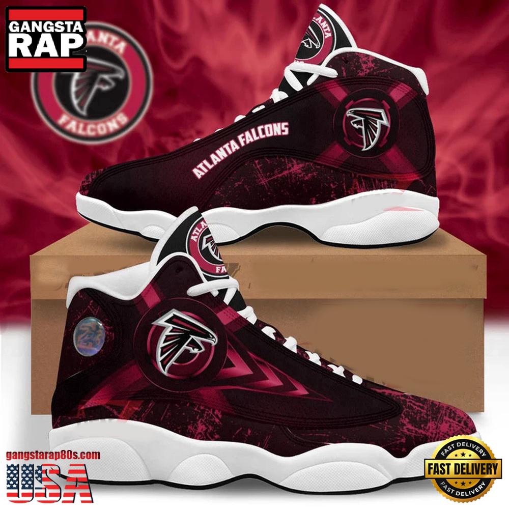 NFL Atlanta Falcons New Design Air Jordan 13 Running Sneakers Shoes For Fans NFL Atlanta Falcons New Design Air Jordan 13 Running Sneakers Shoes For Fans