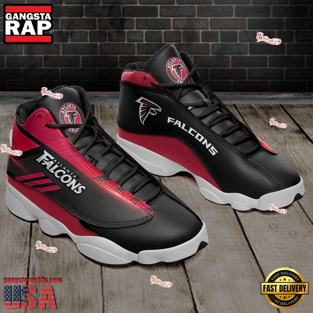 NFL Atlanta Falcons New Design Air Jordan 13 Running Sneakers Shoes For Fans NFL Atlanta Falcons New Design Air Jordan 13 Running Sneakers Shoes For Fans