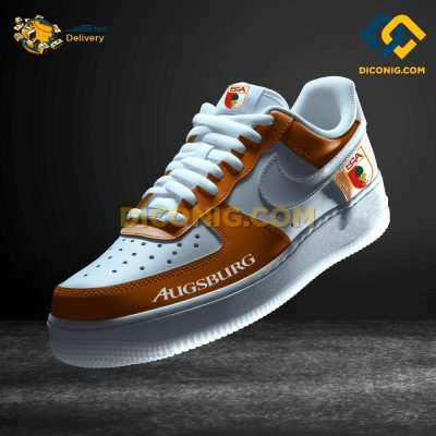 Augsburg Custom Shoes Orange Bundesliga Air Force 1 DICONIG FASHION