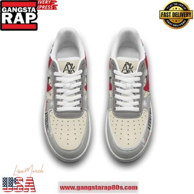 Avenged Sevenfold Merry Christmas Limited Edition Air Force 1 Running Sneakers Shoes