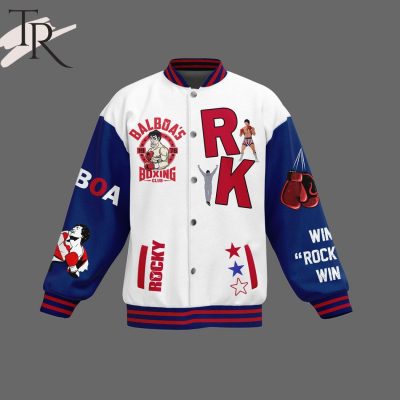 Balboa Boxing Club Rocky I'm Gonna Show You How Great I Am Baseball Jacket