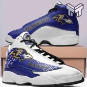 Baltimore Ravens Nfl Big Logo Fans Sport Air Jordan13 Shoes 1.jpg - demo10