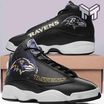Baltimore Ravens Nfl Fans Sport Jordan13 Shoes