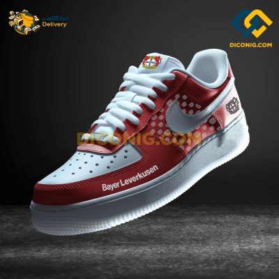 Bayer Leverkusen Custom Shoes Red Bundesliga Air Force 1 DICONIG FASHION