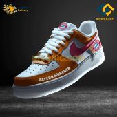 Bayern Munchen Custom Shoes Orange Bundesliga Air Force 1 DICONIG FASHION