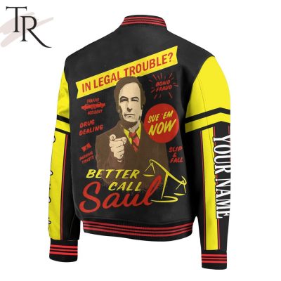 Better Call Saul Goodman 2nd World's Best Lawyer Custom Baseball Jacket