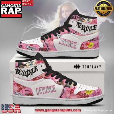 Beyonc? Bowl Limited Edition Pink Air Jordan 1 Sneakers Shoes