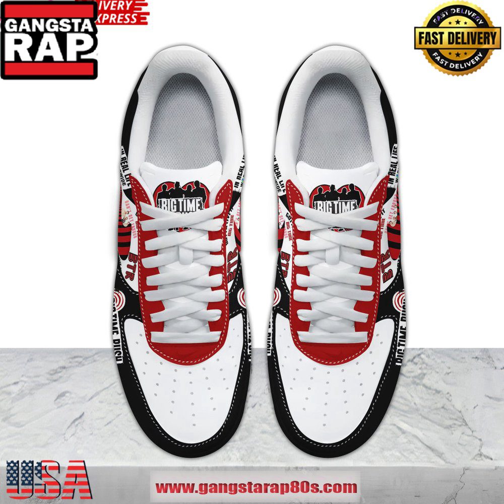 Big Time Rush Special Edition Air Force 1 Running Sneakers Shoes Big Time Rush Special Edition Air Force 1 Running Sneakers Shoes