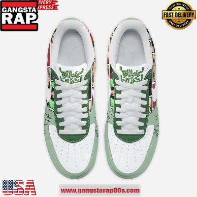 Billie Eilish Comic Style Limited Edition Air Force 1 Sneakers Shoes