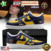 Billie Eilish x Denver Nuggets 2025 Custom Air Force 1 Sneakers Shoes