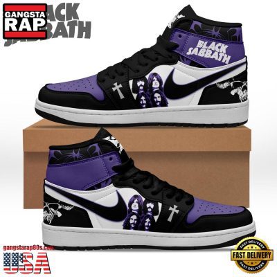 Black Sabbath Face Music Air Jordan 1 Hightop Shoes