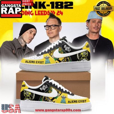 Blink-182 Aliens Exist New Edition Air Force 1 Sneakers Shoes