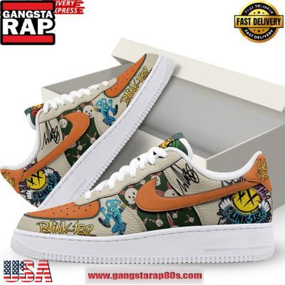 Blink-182 x Drew Limited Edition Air Force 1 Running Sneakers