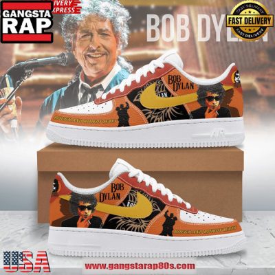 Bob Dylan Rough And Rowdy Ways Air Force 1 Running Sneakers Shoes