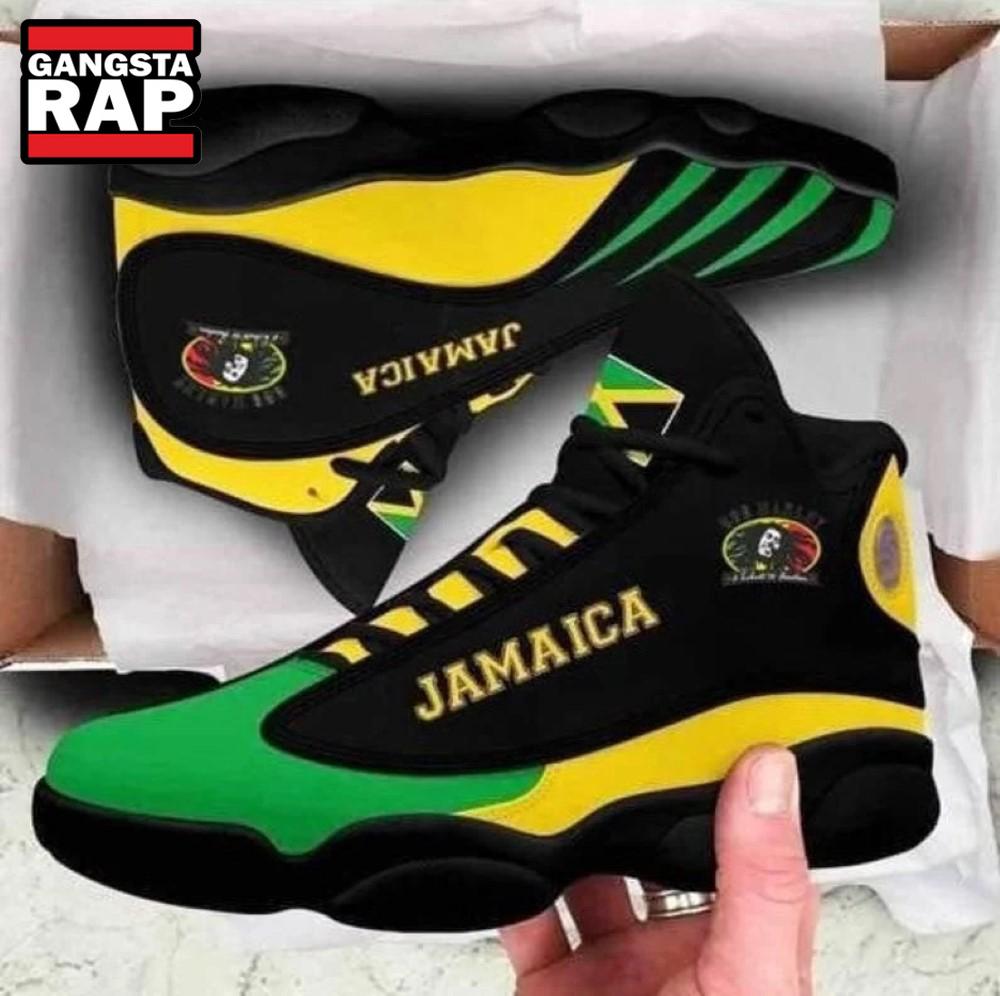 Bob Marley Jamaica Music Air Jordan 13 Shoes Sneaker Bob Marley Jamaica Music Air Jordan 13 Shoes Sneaker